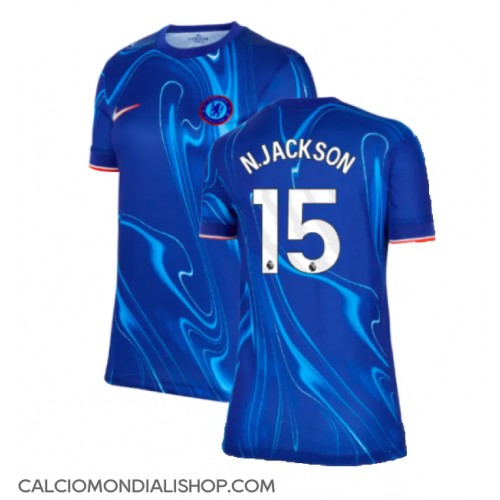 Maglie da calcio Chelsea Nicolas Jackson #15 Prima Maglia Femminile 2024-25 Manica Corta